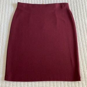 Philosophy Burgundy Pencil skirt